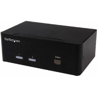 Picture of StarTech.com 2-port KVM Switch with Dual VGA and 2-port USB Hub - USB 2.0