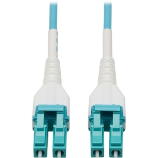 Picture of Tripp Lite Fiber Cable 100G MMF Duplex 50/125 OM4 LC/LC Armored Aqua 50M