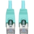 Picture of Tripp Lite Cat6a Snagless Shielded STP Patch Cable 10G, PoE, Aqua M/M 20ft