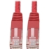 Picture of Tripp Lite Cat6 Cat5e Gigabit Molded Patch Cable RJ45 M/M 550MHz Red 15ft