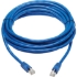 Picture of Tripp Lite Cat6a Patch Cable F/UTP Snagless w/ PoE 10G CMR-LP Blue M/M 20ft