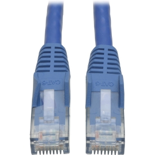 Picture of Tripp Lite 50ft Cat6 Gigabit Snagless Molded Patch Cable RJ45 M/M Blue 50'