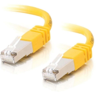 Picture of C2G-10ft Cat5e Molded Shielded (STP) Network Patch Cable - Yellow