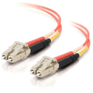 Picture of C2G 7m LC-LC 62.5/125 OM1 Duplex Multimode PVC Fiber Optic Cable (USA-Made) - Orange