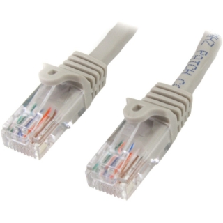 Picture of StarTech.com 15 ft Gray Snagless Cat5e UTP Patch Cable