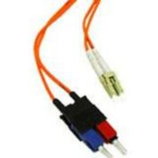 Picture of C2G 2m LC-SC 50/125 Duplex Multimode OM2 Fiber Cable - Orange -6ft