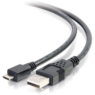 Picture of C2G 1m USB Charging Cable - USB A to Micro-B - USB Phone Cable M/M 3ft