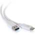 Picture of C2G 6ft USB C to USB A Cable - USB 3.2 - 5Gbps - White - M/M