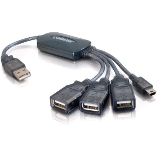 Picture of C2G 11in 4-Port USB 2.0 Hub Cable