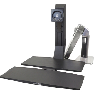 Picture of Ergotron WorkFit Mounting Arm for Flat Panel Display - Polished Black