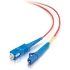 Picture of C2G 2m LC-SC 9/125 OS1 Simplex Singlemode PVC Fiber Optic Cable - Red