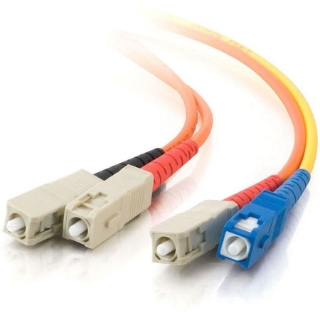 Picture of C2G 1m SC/SC 62.5/125 Mode-Conditioning Fiber Patch Cable - Orange