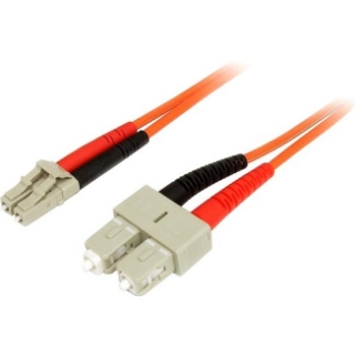 Picture of StarTech.com 5m Fiber Optic Cable - Multimode Duplex 50/125 - LSZH - LC/SC - OM2 - LC to SC Fiber Patch Cable