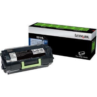 Picture of Lexmark 520HAL Original Toner Cartridge - Black