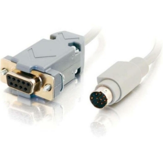 Picture of C2G 6ft DB9 Female to 8-pin Mini Din Male Adapter Cable