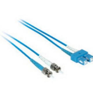 Picture of C2G-3m SC-ST 9/125 OS1 Duplex Singlemode PVC Fiber Optic Cable - Blue