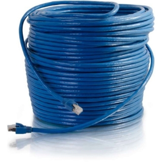 Picture of C2G 50ft Cat6 Ethernet Cable - Snagless Solid Shielded - Blue