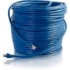 Picture of C2G 50ft Cat6 Ethernet Cable - Snagless Solid Shielded - Blue