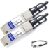 Picture of AddOn Brocade 40G-QSFP-QSFP-C-0301 Compatible TAA Compliant 40GBase-CU QSFP+ to QSFP+ Direct Attach Cable (Active Twinax, 3m)