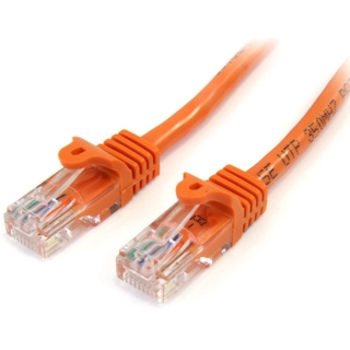 Picture of StarTech.com Snagless patch cable - RJ-45 (M) - RJ-45 (M) - 6 ft - UTP - ( CAT 5e ) - Orange