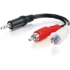 Picture of C2G 12ft Value Series One 3.5mm Stereo Male To Two RCA Stereo Male Y-Cable