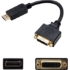 Picture of 5PK Lenovo 45J7915 Compatible DisplayPort 1.2 Male to DVI-I (29 pin) Female Black Adapters Which Requires DP++ For Resolution Up to 2560x1600 (WQXGA)