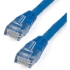 Picture of StarTech.com 3ft CAT6 Ethernet Cable - Blue Molded Gigabit - 100W PoE UTP 650MHz - Category 6 Patch Cord UL Certified Wiring/TIA