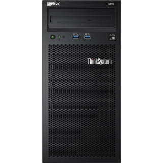 Picture of Lenovo ThinkSystem ST50 7Y48A03HNA 4U Tower Server - 1 x Intel Xeon E-2224G 3.50 GHz - 8 GB RAM - 2 TB HDD - (2 x 1TB) HDD Configuration - Serial ATA/600 Controller