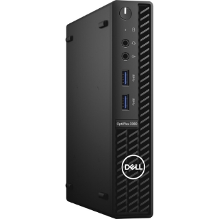 Picture of Dell OptiPlex 3000 3080 Desktop Computer - Intel Core i5 10th Gen i5-10500T Hexa-core (6 Core) 2.30 GHz - 8 GB RAM DDR4 SDRAM - 128 GB NVMe M.2 PCI Express M.2 SSD - Micro PC - Black