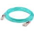 Picture of AddOn 39m SC (Male) to SC (Male) Straight Aqua OM4 Duplex LSZH Fiber Patch Cable