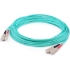 Picture of AddOn 2m SC (Male) to SC (Male) Aqua OM4 Duplex Fiber OFNR (Riser-Rated) Patch Cable