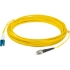 Picture of AddOn 50m LC (Male) to ST (Male) Yellow OS2 Duplex Fiber OFNR (Riser-Rated) Patch Cable