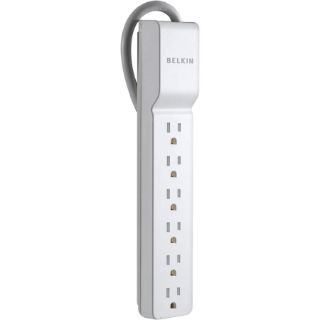 Picture of Belkin&reg; Home/Office Series Surge Protector With 6 Outlets, 2.5' Cord