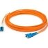 Picture of AddOn 3m SC (Male) to LC (Male) Orange OM1 Duplex LSZH Fiber Patch Cable