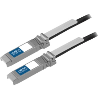 Picture of Cisco SFP-H10GB-CU1M to Brocade (Formerly) 10G-SFPP-TWX-0101 Compatible TAA Compliant 10GBase-CU SFP+ to SFP+ Direct Attach Cable (Active Twinax, 1m)