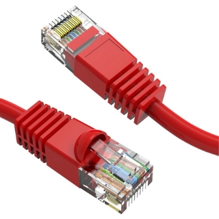 Picture of Axiom 10FT CAT6 550mhz Patch Cable Molded Boot (Red)