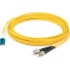 Picture of AddOn 32m LC (Male) to ST (Male) Straight Yellow OS2 Duplex Plenum Fiber Patch Cable