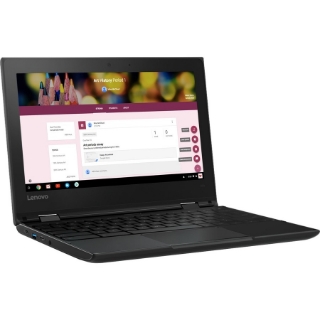 Picture of Lenovo 500e Chromebook 2nd Gen 81MC004WUS 11.6" Touchscreen Convertible 2 in 1 Chromebook - HD - 1366 x 768 - Intel Celeron N4120 Quad-core (4 Core) 1.10 GHz - 4 GB Total RAM - 32 GB Flash Memory - Gray