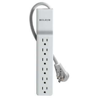 Picture of Belkin Home/office 6 Outlet Surge Suppressor - Receptacles: 6 - 720J