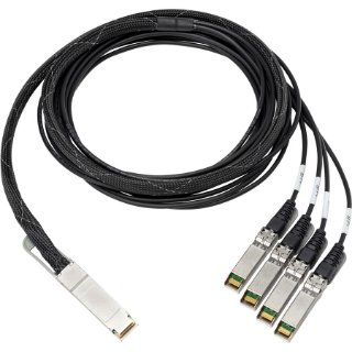 Picture of HPE 100Gb QSFP28 to 4x25Gb SFP28 3m Direct Attach Copper Cable