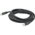 Picture of AddOn 8ft RJ-45 (Male) to RJ-45 (Male) Black Cat6 STP PVC Copper Patch Cable