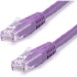 Picture of StarTech.com 15ft CAT6 Ethernet Cable - Purple Molded Gigabit - 100W PoE UTP 650MHz - Category 6 Patch Cord UL Certified Wiring/TIA