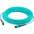 Picture of AddOn 80m MPO (Female) to MPO (Female) 12-Strand Aqua OM3 Fiber OFNR (Riser-Rated) Patch Cable