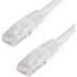 Picture of StarTech.com 4ft CAT6 Ethernet Cable - White Molded Gigabit - 100W PoE UTP 650MHz - Category 6 Patch Cord UL Certified Wiring/TIA