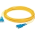 Picture of AddOn 37m SC (Male) to SC (Male) Straight Yellow OS2 Duplex Plenum Fiber Patch Cable