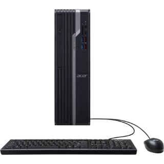 Picture of Acer Veriton X4665G Desktop Computer - Intel Core i7 9th Gen i7-9700 Octa-core (8 Core) 3 GHz - 8 GB RAM DDR4 SDRAM - 1 TB HDD - Black