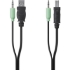 Picture of Belkin TAA USB/AUD SKVM CBL, USB A/B, 3.5mm Audio