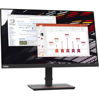 Picture of Lenovo ThinkVision S24e-20 23.8" Full HD WLED LCD Monitor - 16:9 - Raven Black