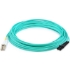 Picture of AddOn 2m LC (Male) to MT-RJ (Male) Aqua OM3 Duplex Fiber OFNR (Riser-Rated) Patch Cable