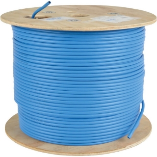 Picture of Tripp Lite 1000ft Cat6 / Cat6a 10G Bulk Cable Solid Core CMR PVC Blue 1000'